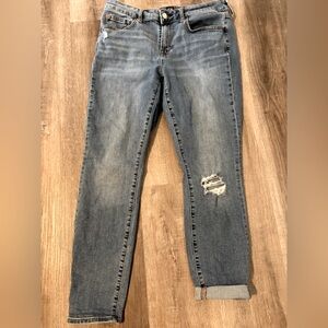 GAP high waisted straight leg jeans